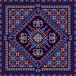 © Richard Laschon/imageBROKER - Decorative Palestinian seamless pattern in colors, traditional Tatreez embroidery, vector illustration