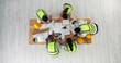 © peopleimages.com - Above, architecture or people in meeting for planning, building design or strategy at space. Engineer team, collaboration or blueprint in office for home renovation, urban development or construction