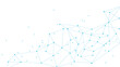 © 3d Backgrounds - Minimalistic Abstract subtle Technology Network Background with Connected Dots and Lines in Light Blue, Representing Data Flow, Digital Communication, and Futuristic Connectivity in a White Space