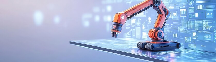 development flat design side view AI-powered tools theme animation