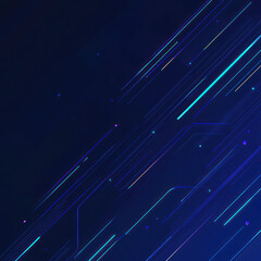 Wall Mural - abstract light trails