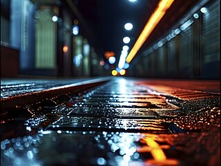 subway trains beneath city streets, ai generated