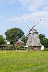 Sticker - Historic windmill at Ahrenshoop, Germany