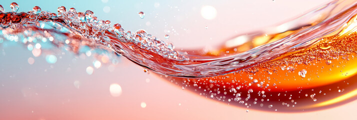 Aufkleber - A detailed macro shot of sediment and wine crystals forming inside a glass, illustrating the chemistry and character of aged wines,