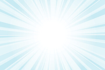 abstract glowing blue sunburst background. celeste blue glow effect sunburst background for presenta