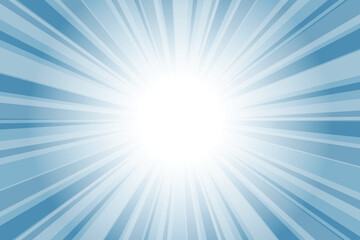 Poster - Abstract glowing blue sunburst background. Royal Air Force blue glow effect sunburst background for presentation, banner, poster, flyer, sales. Modern pop art poster for summer and spring.