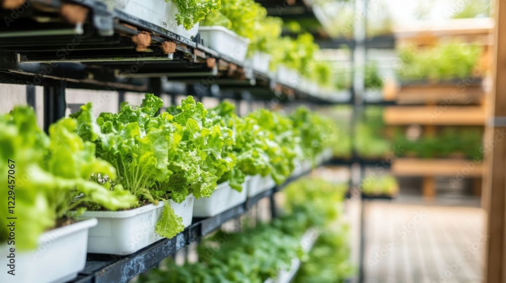 Environment Verticle A cutting-edge urban vertical farming facility with hydroponic systems ...