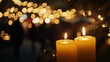 © fajar - Christmas Candles Glow at Night Market