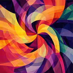 Wall Mural - abstract colorful background