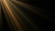 © VisualVortex - Golden Light Rays on Black Background Abstract Light Effect