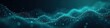 © Olga - Minimalistic wallpaper with flowing neural network lines and binary code in a gradient of dark navy to bright teal, sleek design concept.