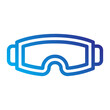 © Yan - Ski Goggles line gradient Icon