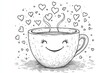 © photoplotnikov - Charming Coffee Cup with Hearts