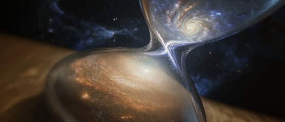 Wall Mural - Cosmic Hourglass Galaxy