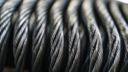 Wall Mural - Close-up Macro Photography of Twisted Metal Wire