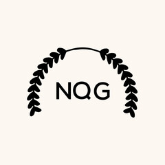 NQG logo design vector