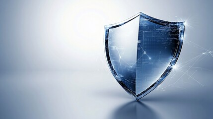 digital shield: cybersecurity protection concept