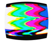 © Rumana - No signal tv  screen pattern.Vintage television test background