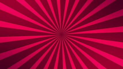Canvas Print - sunburst background animation video. spiral gradient background animation 4k. radial rising sunburst