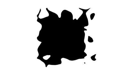 Aufkleber - Black and white square pattern transition animation. Loop background