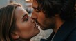 © gn8 - Romantic moment between young caucasian couple at sunset