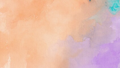Wall Mural - soft watercolor gradient with warm pastel tones, hand-painted texture, artistic and elegant