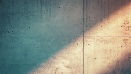 Wall Mural - dark concrete wall texture with soft lighting, industrial and minimalistic, high-resolution