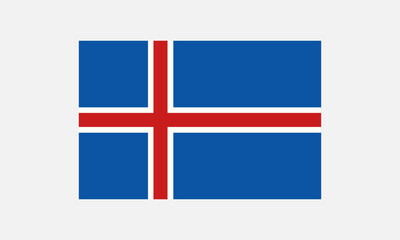 Wall Mural - Iceland Flag