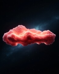 Poster - Cosmic Cloudscape Art Vivid Nebula Texture for Modern Space Decor - Captivating in Digital Media and Interior Design for Inspirational Ambiance