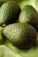 Wall Mural - ripe avocado close up