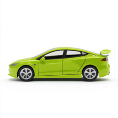 Poster - Green Car Isolated