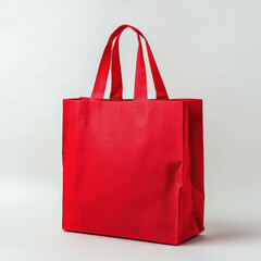 Wall Mural - Red Shopping Bag Isolated