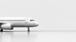 © Shab Malik - White Airplane Side Profile Modern Design Travel Aircraft Transportation Jet Sky Sky Wing Trip Speed
