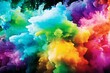 © Helen-HD - Colorful hues blend and swirl together, creating a vibrant abstract background that captures attention. The lively colors evoke a sense of energy and creativity, perfect for artistic inspiration