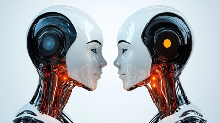 Ai Chatbots working and chatting in computer, Generative Ai