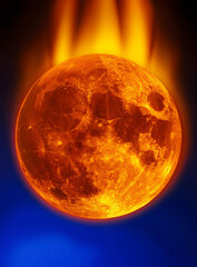 Wall Mural - venus burning hot