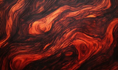 Wall Mural - The image is of a piece of wood with a reddish brown color