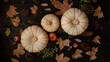 © ADDICTIVE STOCK - Autumn Harvest Arrangement with Pumpkins and Pine cones