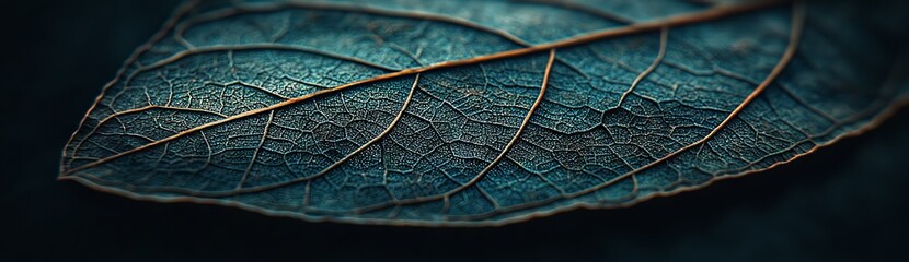 A beautiful image depicting a vibrant green leaf with intricate textures and details, created through Stock technology