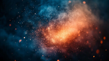 A creative binary coding texture with flowing software programming code rendered in 3D minimalistic bright light tones and blurred background with empty space for captions

