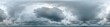 © Vadym - Cloudy sky panorama shows low clouds, overcast day. View seamless, complete for 3D graphics games. Drone shot captures full spherical perspective. Sky dome shows cloudy landscape. Looks like rainy
