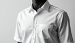 © Mr.Pancho Store - Mannequin Mockup Wearing White Shirt with Pocket on White Background