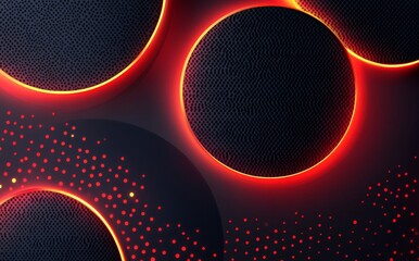 Wall Mural - a contemporary and stylish design with a dark red abstract realistic background, square pattern, and