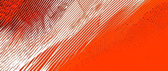 Wall Mural - ideal for banners, posters, covers, and web graphics, this contemporary illustration showcases a red