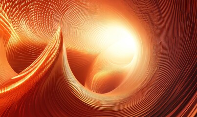 Wall Mural - a red metallic gradient with a radiant light effect. a red metal technology background with a polish