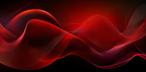 Wall Mural - A modern red abstract background, ideal for business, corporate, and institutional purposes, as well as posters, templates, parties, festivals, and seminars, featuring a dynamic and futuristic red