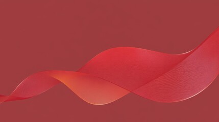 Wall Mural - A futuristic red abstract technology background with modern lines patterns on red gradients, perfect for contemporary graphic design banners, presentations, and web templates