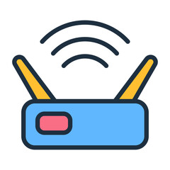 Wall Mural - Router Icon