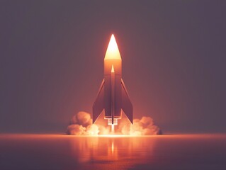 Wall Mural - Rocket Launch