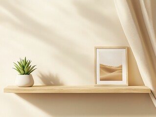 Canvas Print - Minimalist Shelf Decor